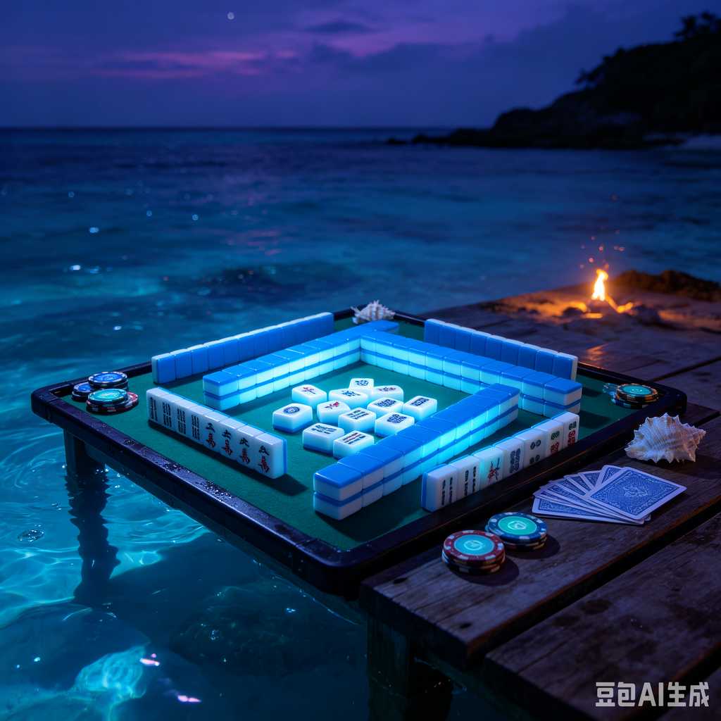 bamboo wood mahjong set